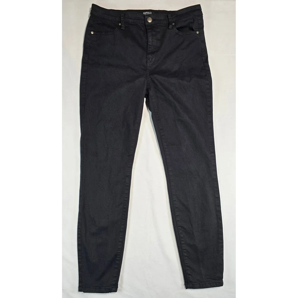 Buffalo David Bitton Hanna High Rise Soft Stretch Skinny Jeans Black 8/29